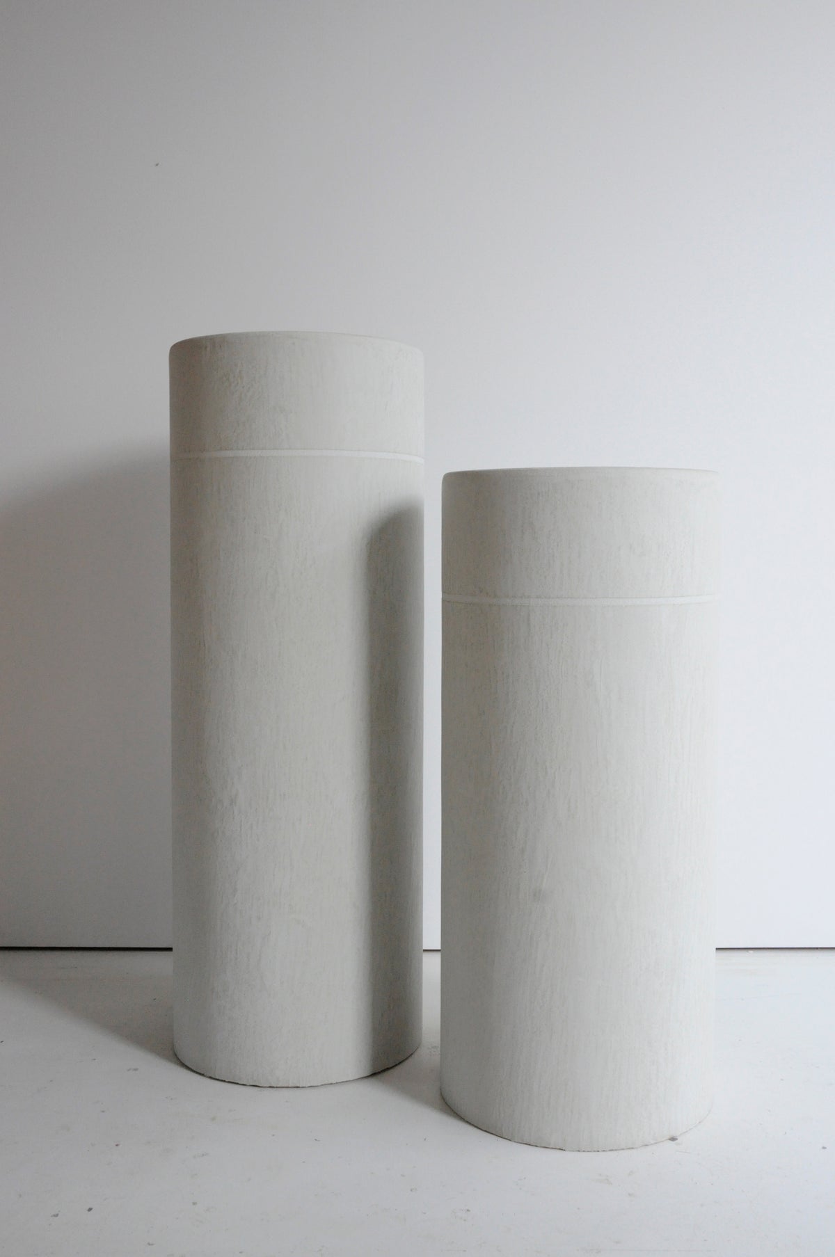 grey pillars