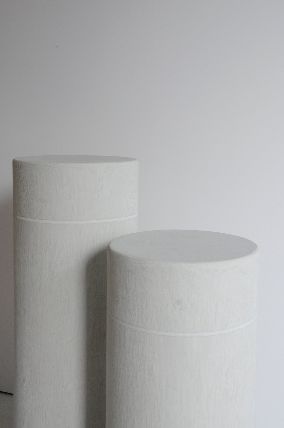 grey pillars
