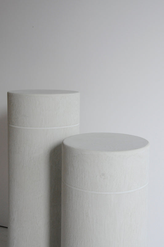 grey pillars